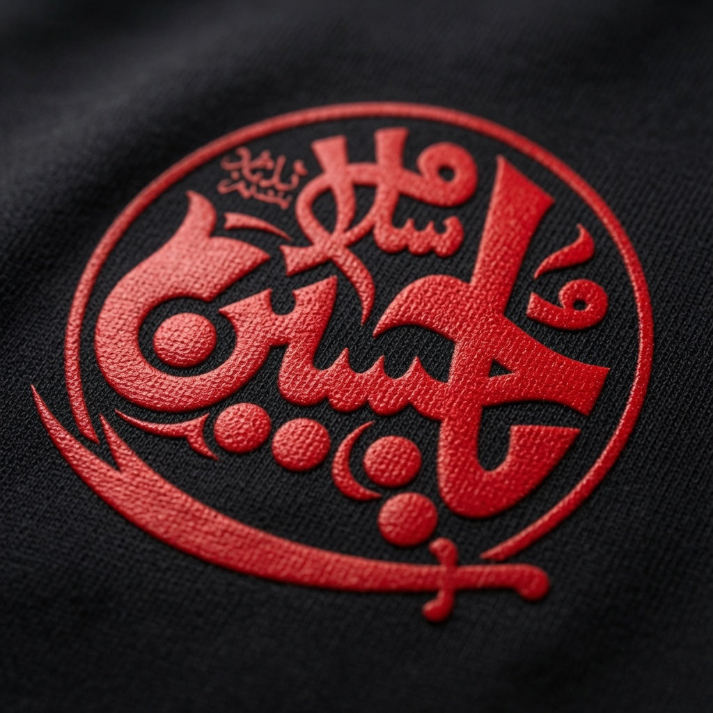 Salaam Ya Hussain (AS) Arabic Calligraphy Premium T-Shirt | Islamic Streetwear | Muharram & Arbaeen Collection